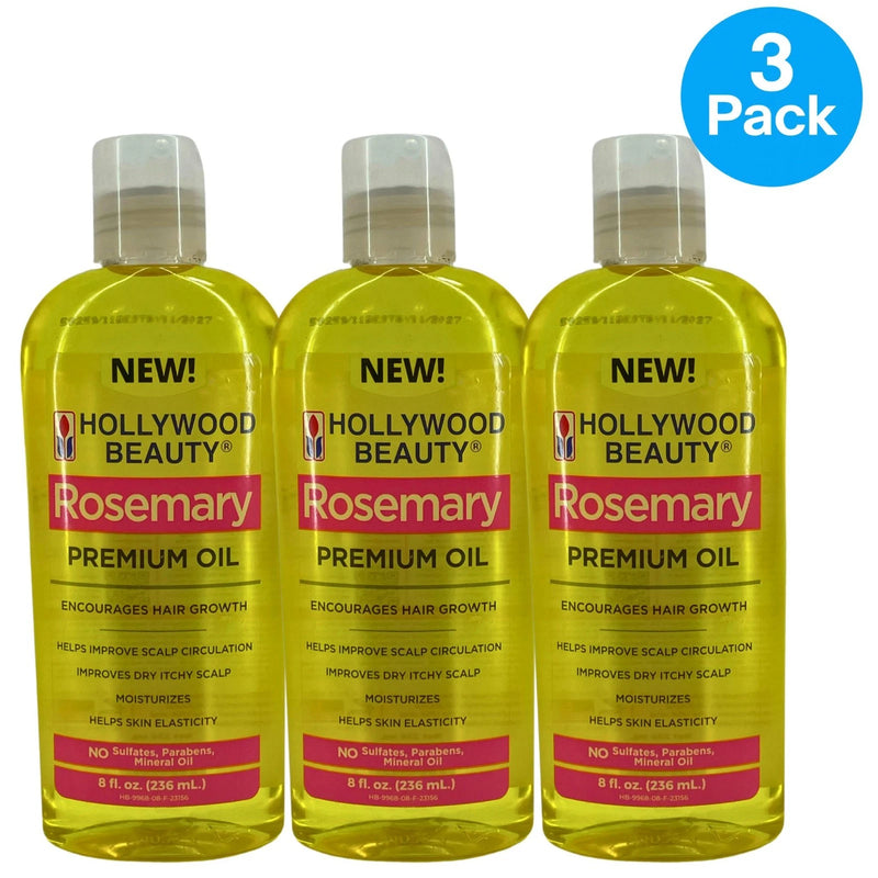Hollywood Beauty Rosemary Premium Oil Hair Scalp Skin & Nails 8 fl oz Exp 11/27