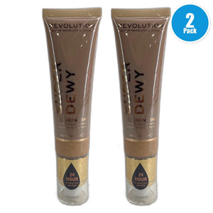 Makeup Revolution Superdewy Tinted Moisturizer Medium 55ml MEDIUM Pack of 2 New
