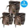 Women's Spa Gift Set Fuzzy Socks Headband Tote Bag 3 Pack New