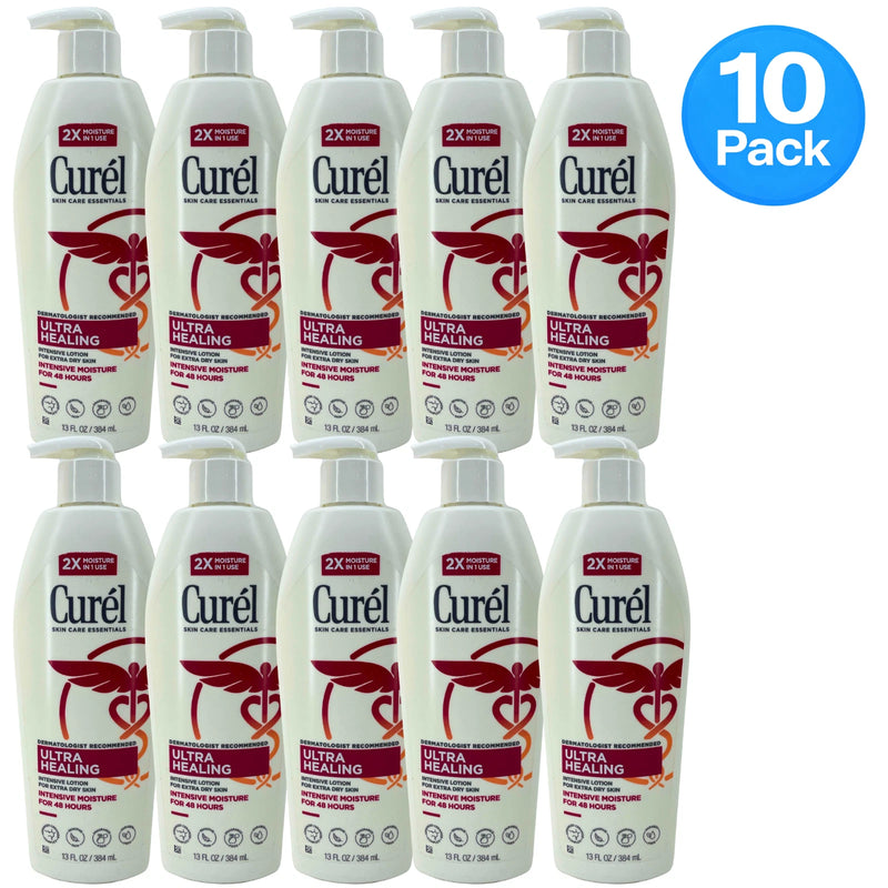 Curél Ultra Healing Lotion for Extra Dry Skin 13 oz 10 Pack New