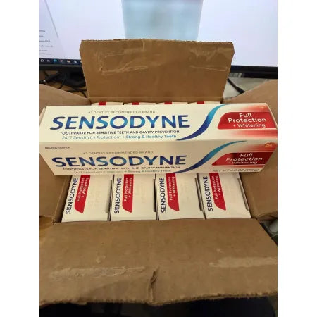 Sensodyne Full Protection Plus Whitening Toothpaste 4 oz Each 12 PACK (EXP 2-27) 3