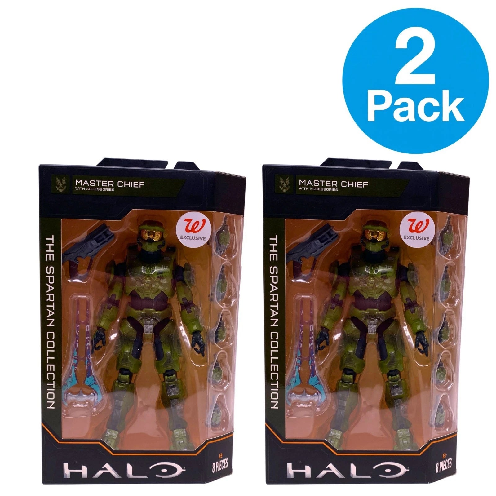 Halo The Spartan Collection Master Chief Walgreens Exclusive 8 Pcs 2 Pack New. 1