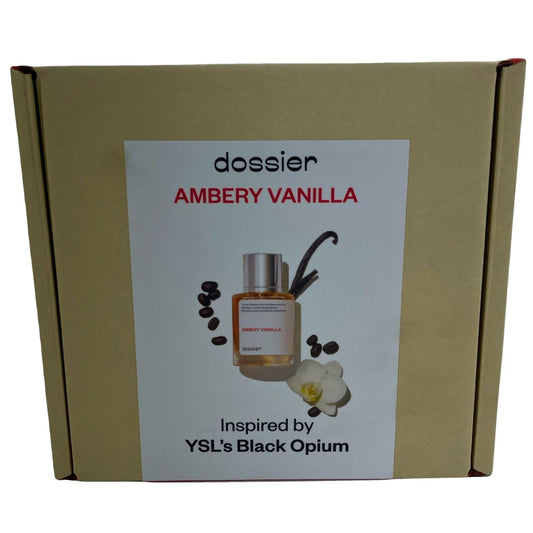 Dossier Ambery Vanilla Eau de Parfum Spray 50ml 1.7 oz, 1 Pack New