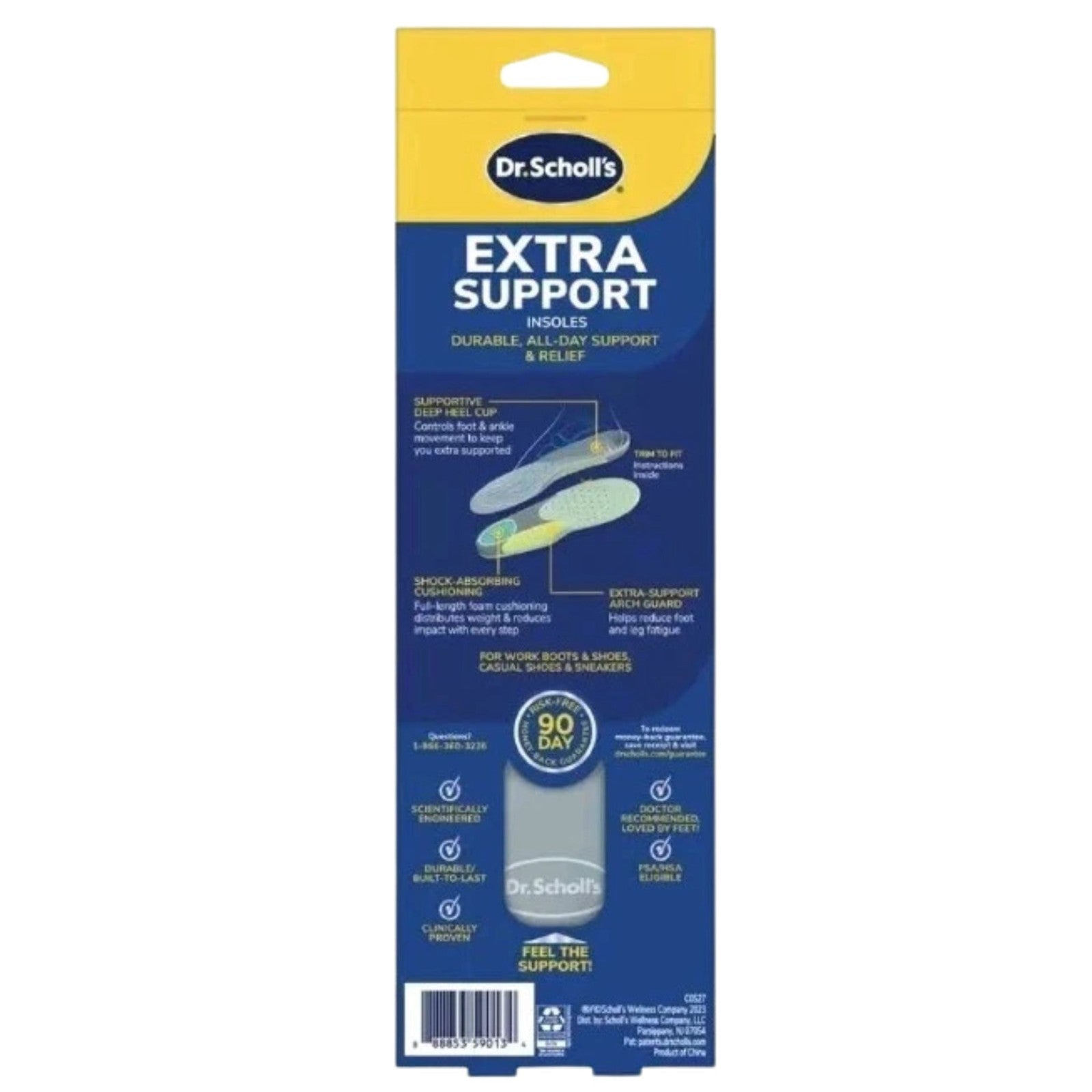 Dr. Scholl’s Women’s Extra Support Insoles 1 Pair New 2