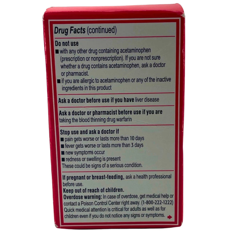 Tylenol Extra Strength Coated Tablets Acetaminophen 500 mg Pain Reliever 24 Ct