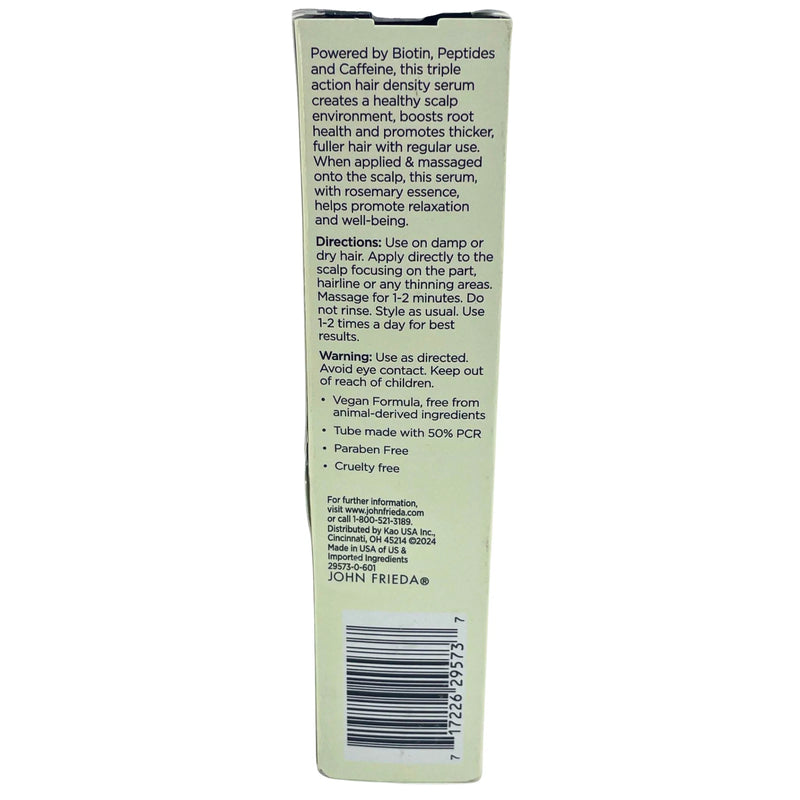 John Frieda Ultra Filler+ Hair Density Scalp Serum 2 FL. OZ. 6 Pack New