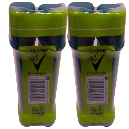 Degree Extreme Blast Antiperspirant Deodorant 2.7 oz Twin Pack 2 Pack New