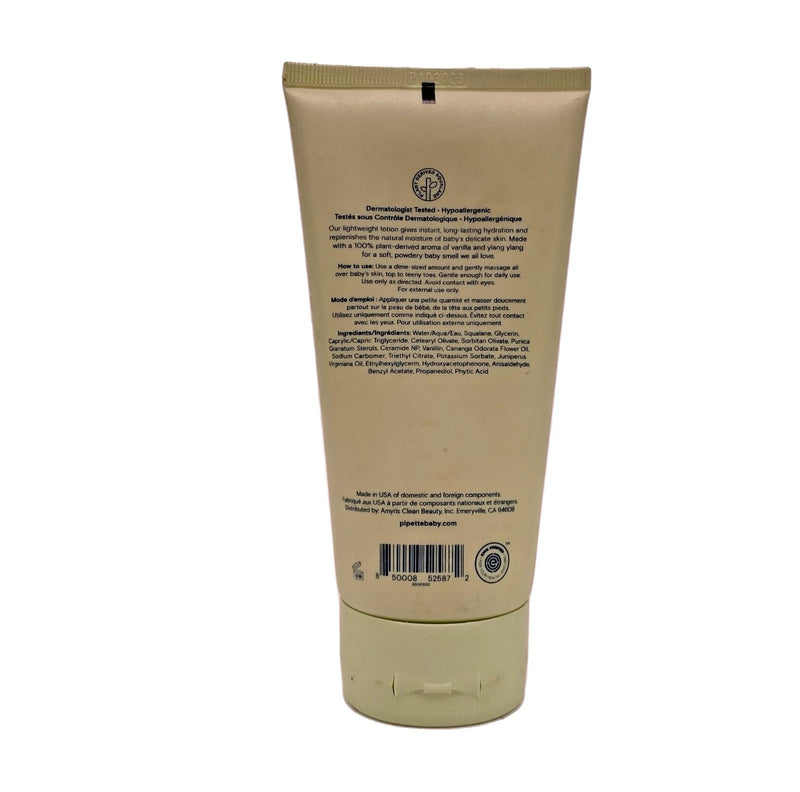 Pipette Baby Lotion Vanilla + Ylang Ylang Nontoxic 5.7 floz 9 Pack New