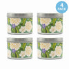 French Countryside Scented Candle in Decorative Tin 5oz Home Decor 4 Pack by Complete Home