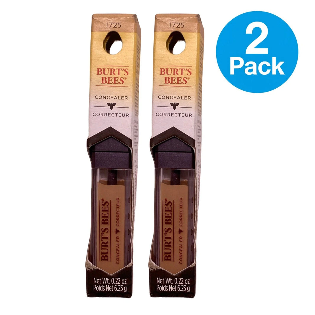 Burt's Bees Concealer 1725 2 Pack Natural Full Coverage Makeup