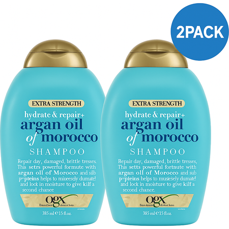 OGX Argan Oil of Morocco Shampoo 13 oz 2 Pack New