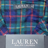 Lauren Ralph Lauren Womens Sleepwear Pajama Set Black Label Plaid Tartan