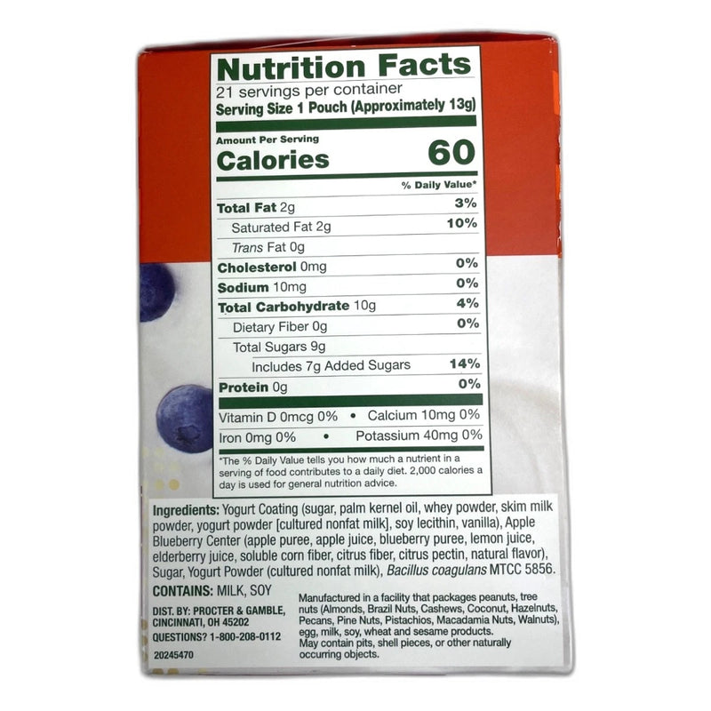 Align Probiotic Yogurt Coated Fruit Bites 84 Total Exp 01/27 Pack of 4 New