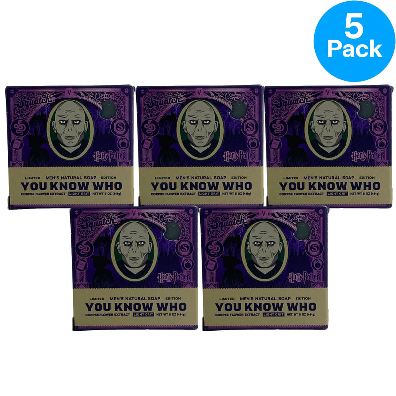 Dr. Squatch Limited Edition Harry Potter You Know Who Voldemort Men's Soap 5 P