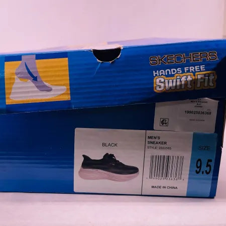 Skechers Hands Free Swift Fit Black Sneaker - Men's Size 9.5