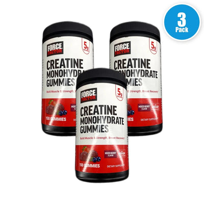 Delicious Creatine Count Non-GMO Mixed Berry 450 Total Exp 12/27 Pack of 3 New