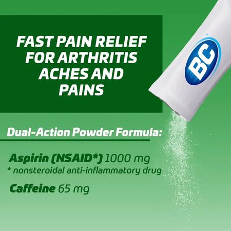 BC Arthritis Pain Relief Powder 50ct - 5 Pack - New 2