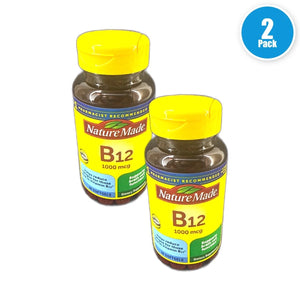 Nature Made Vitamin B12 Softgels Energy 180 Total Exp 05/27 Pack of 2 New