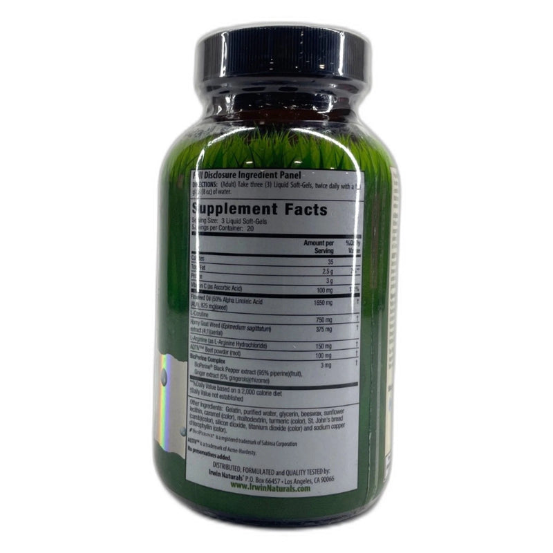 L-Citrulline L-Arginine 60 Liquid Soft-Gels Nitric Oxide Exp 04/27 New