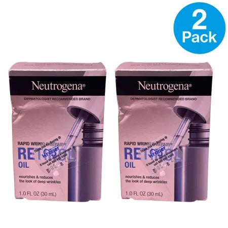 Neutrogena Rapid Wrinkle Repair Retinol Oil 1.0oz 2 Pack New