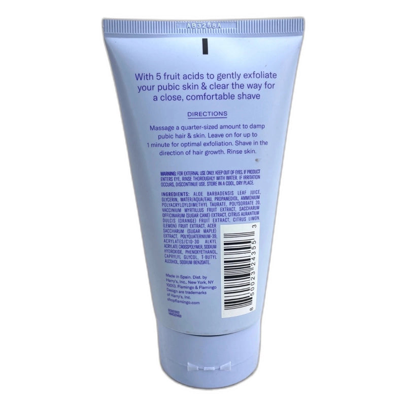 Flamingo Pubic Exfoliating Shave Gel 5 Fl Oz Razor Pack of 4 New