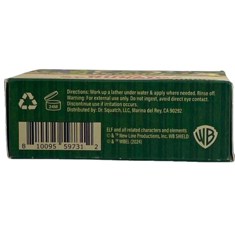 Dr. Squatch Limited Edition Elf Ninny Scrubbins Men's Soap Bar Light Grit 5 oz 4