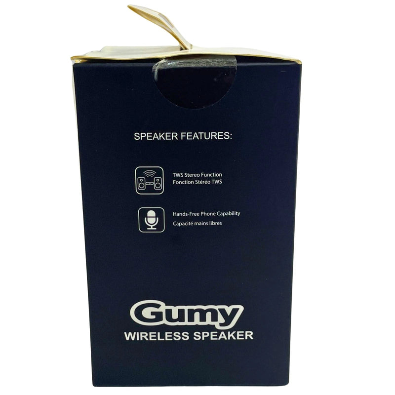 JVC Gumy Portable Wireless Bluetooth Speaker SP-SG1BT Black TWS 15-Hour Battery