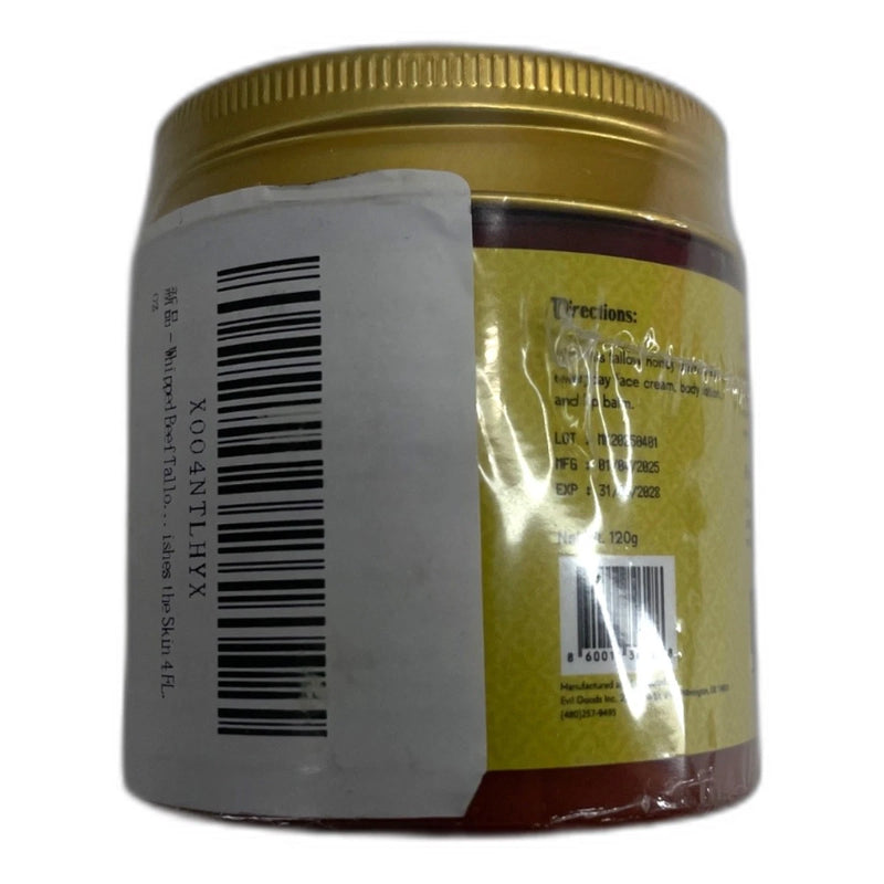 Evil Goods Whipped Tallow Honey Balm Face Lips Natural Skincare Pack of 2 New