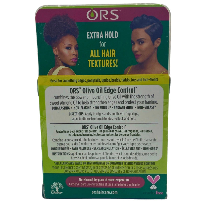 ORS Olive Oil Edge Control Hair Gel Extra Hold 2.25 oz 3 Pack New