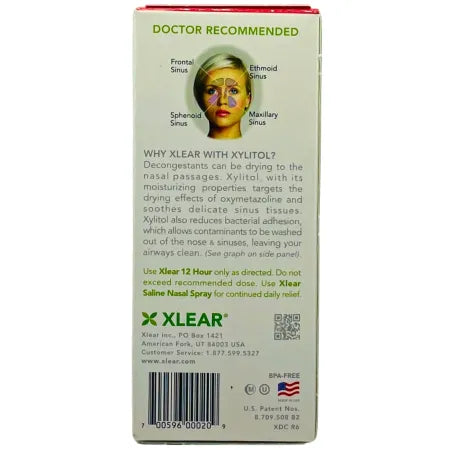 Xlear Nasal Decongestant 0.5oz w/ Xylitol CVS Version EXP 12/26 New 4