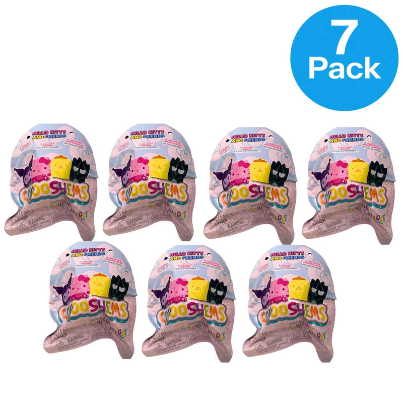 Hello Kitty & Friends Squooshems Mystery Figure - Squishmallows - 7 Pack Bundle