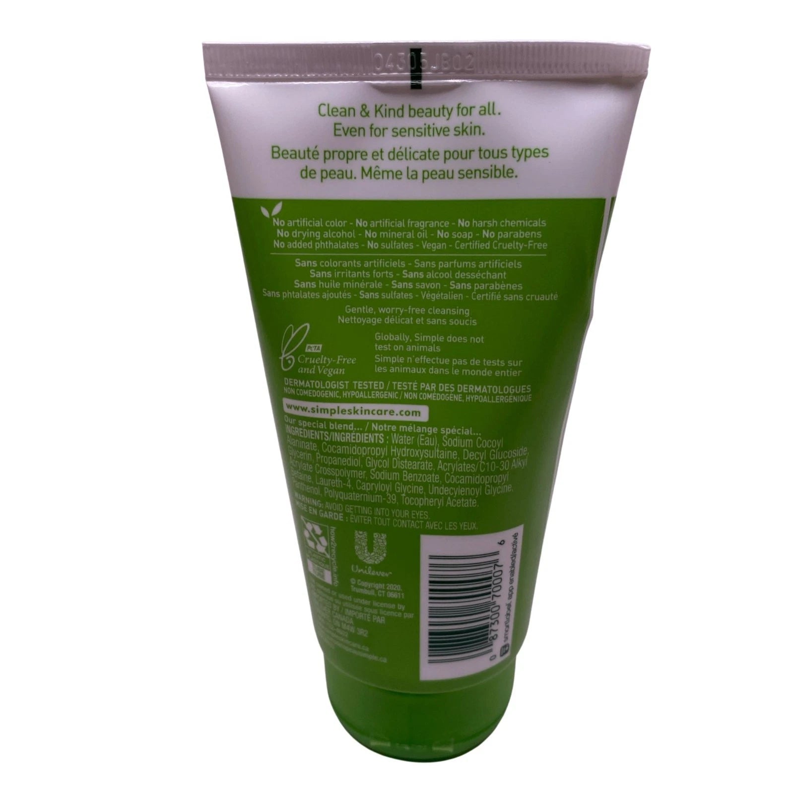 Simple Kind To Skin Facial Wash 5oz 3 Pack New