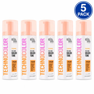 Bondi Sands Technocolor Caramel Self Tanning Foam Warm Golden Tone 6.76oz 5 Pack