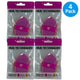 Real Techniques Miracle 2-in-1 Powder Puff Dual-Sided Makeup Sponge (4 Pack)
