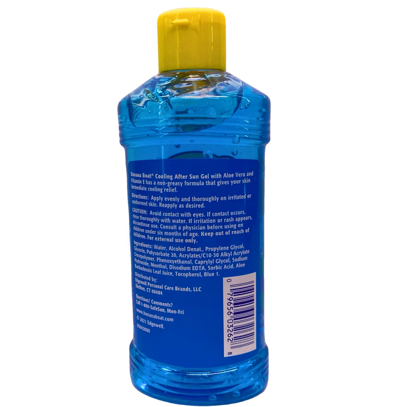 Banana Boat Cooling After Sun Gel with Aloe & Vitamin E 8 fl oz 7 Pack New