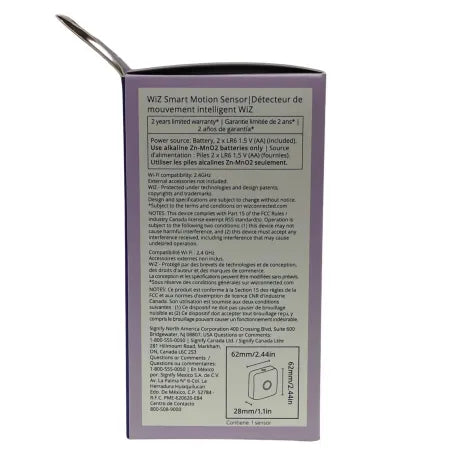 WiZ Smart Motion Sensor Wireless Indoor 1 Pack New 3