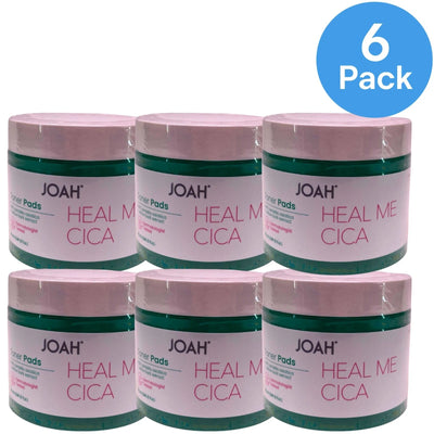 JOAH Heal Me Cica Toner Pads Centella Asiatica Willow Bark 50 Pads 6 Pack New
