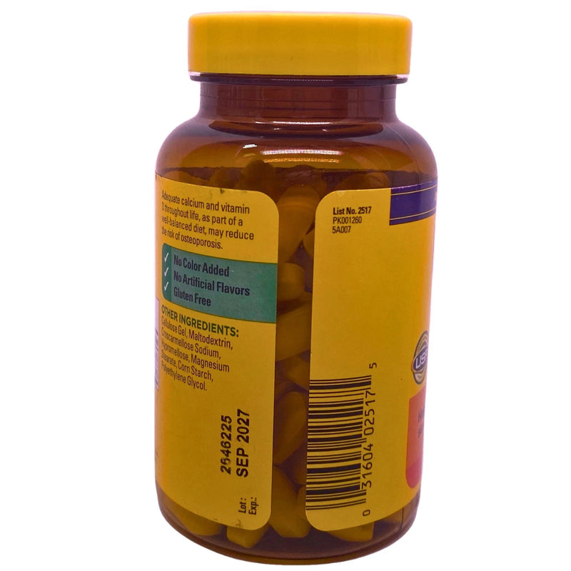Nature Made Calcium 500 mg with D3 130 Tablets Exp 09/27 - 1 Pack