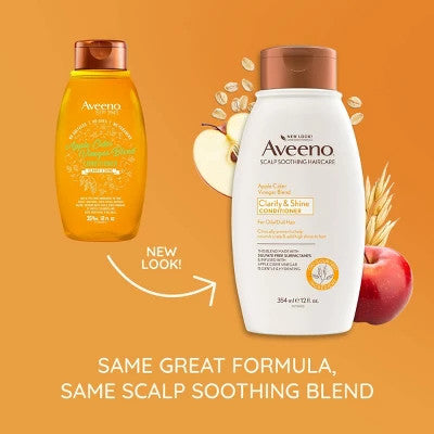 Aveeno Apple Cider Vinegar Conditioner – Pack of 11 (12 oz each)