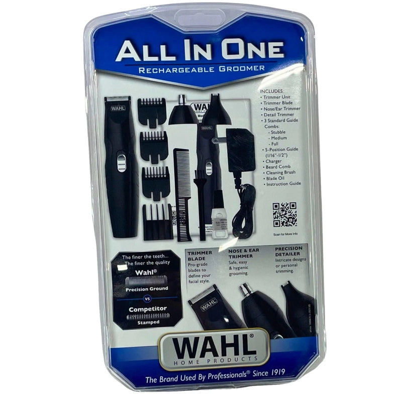 Wahl All In One Rechargeable Groomer Trimmer Kit 80 Min Run Time 3 Pack New