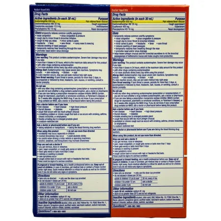 Vicks DayQuil & NyQuil VapoCOOL Severe Cold + Flu Relief 24 fl oz