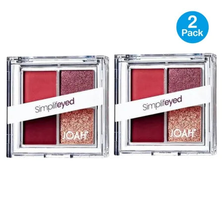 JOAH Simplifeyed Powder Quad JEQ03 The Berry Best 2 Pack New