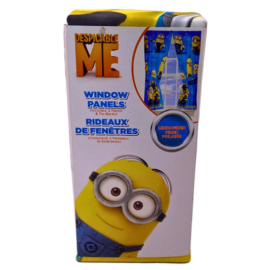 Despicable Me Minions Window Panels Curtains Set 82"W x 63"L Microfiber 2 Panels