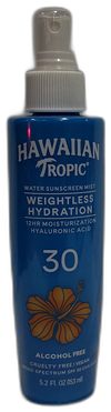 Hawaiian Tropic Weightless Hydration Water Sunscreen Exp 01/27 Pack of 3 New
