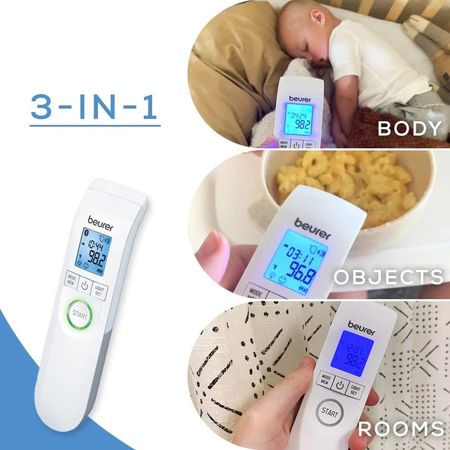 Beurer FT95 Bluetooth Thermometer 2 Pack | Non-Contact Smart Infrared | New 5