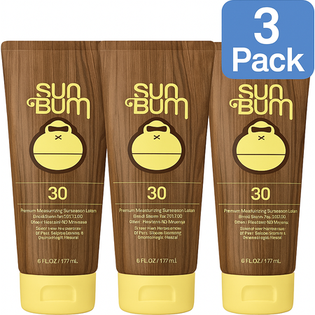 Sun Bum SPF 30 Sunscreen 6 oz – 3 Pack – Exp 11/2025 – New