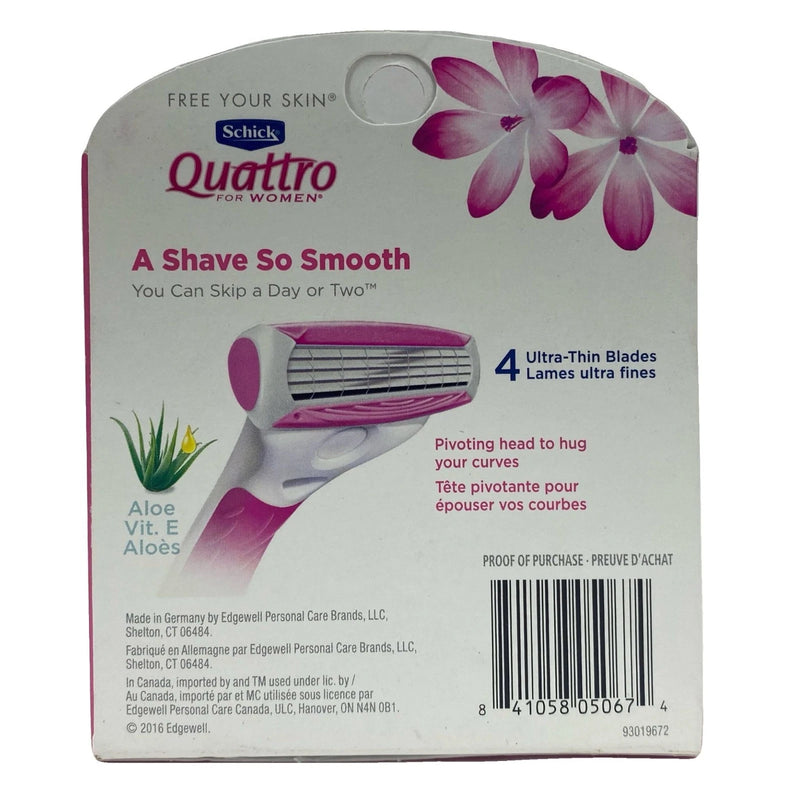 Schick Quattro for Women Razor Blade Refills 6 Count 5 Pack Value Bundle New