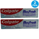 Colgate MaxFresh Advanced Whitening Clean Mint Fluoride Toothpaste 6.3 oz 2 Pack