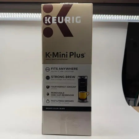 Keurig K-Mini Plus Single Serve K-Cup Pod Coffee Maker Matte Black NEW 3