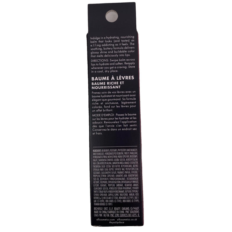 e.l.f. Glow Reviver Melting Lip Balm Blackberry Sorbet Nourishing 0.52 oz 2 Pack